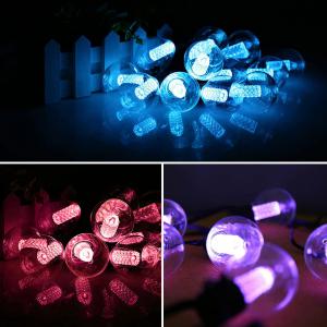 Smart fényfüzér - 25 db RGB LED - 7,5 m - bluetooth, 100-240V, 7W