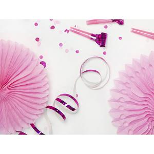 Szerpentin , hologramos, pink színû, 3,8m, 18 db/cs