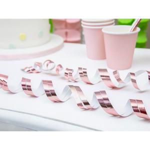 Szerpentin rosegold színû, 3,8m, 18db/cs