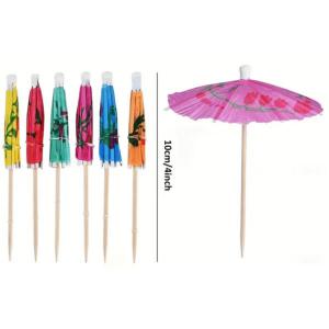 Színes Parti Mini Koktél Esernyõ, 12 db-os