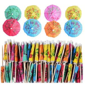 Színes Parti Mini Koktél Esernyõ, 12 db-os