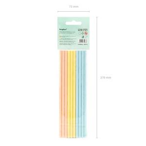 Szívószál papírból, nyári színek