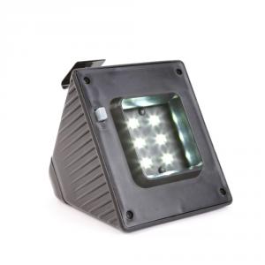 Szolár ereszcsatorna fény - 6 hidegfehér SMD LED fekete