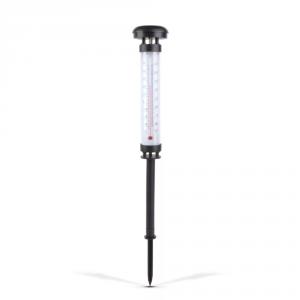 Szolár kerti hőmérő hidegfehér LED - 6,3 x 44,5 cm