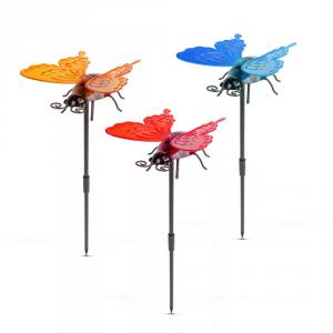 Szolár lámpa leszúrható / függeszthető pillangó többféle - 12 x 6 x 21,5 cm - 4 LED