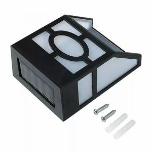 Timeless Tools 4 db kültéri fali fekete szolár lámpa