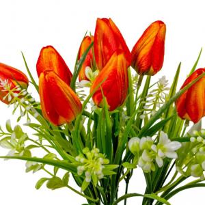 Tulipán csokor 9v. M37cm