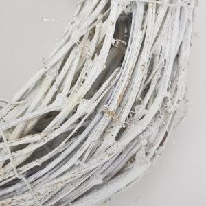 Vessző koszorú dekoráció 30cm