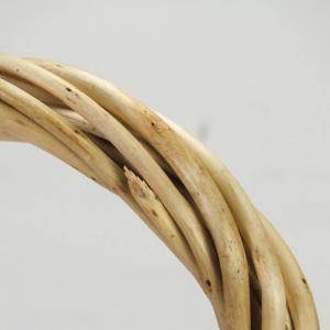 Vessző koszorú natúr 10cm