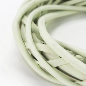 Vessző koszorú pasztell zöld 20cm