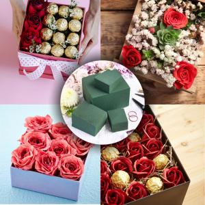 Vizes oázis, tűzőhab tégla 1db zöld