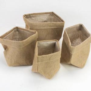 Zsák kaspó szett - impregnált 4db/szett