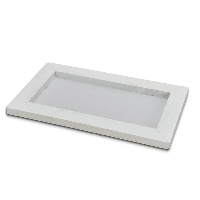 Fa keret fehér 25*15cm 1,3 cm magas