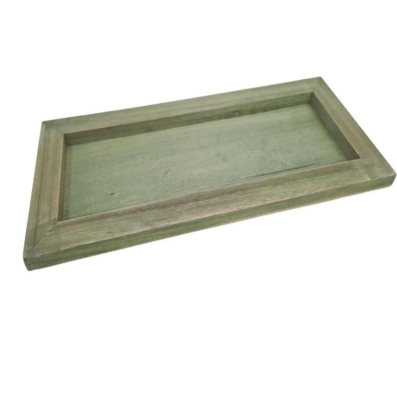 Fa keret zöld 35*15cm 1,3 cm magas