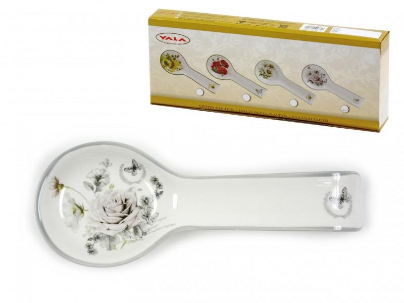 Fakanáltartó rózsás 24x3x10 cm