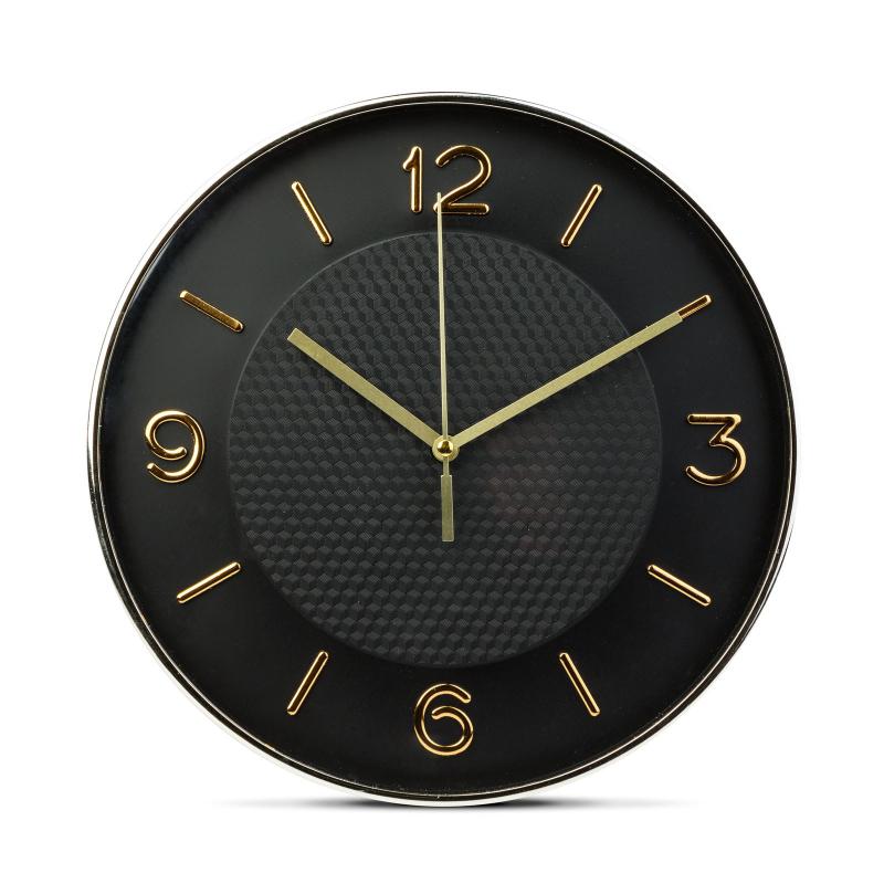 Falióra - 25 cm - műanyag, üveg - 1 x AA - fekete