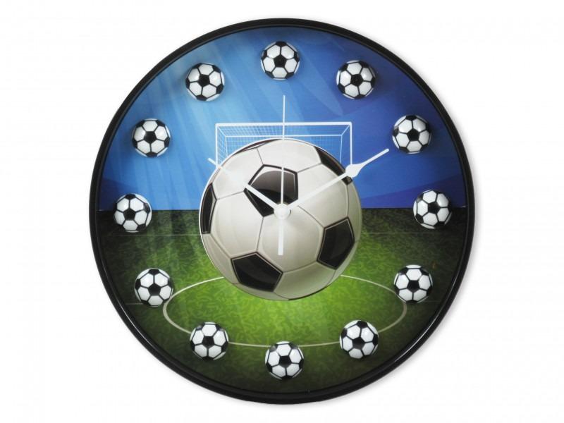 Falióra focis 30cm színes fekete fehér focilabdával