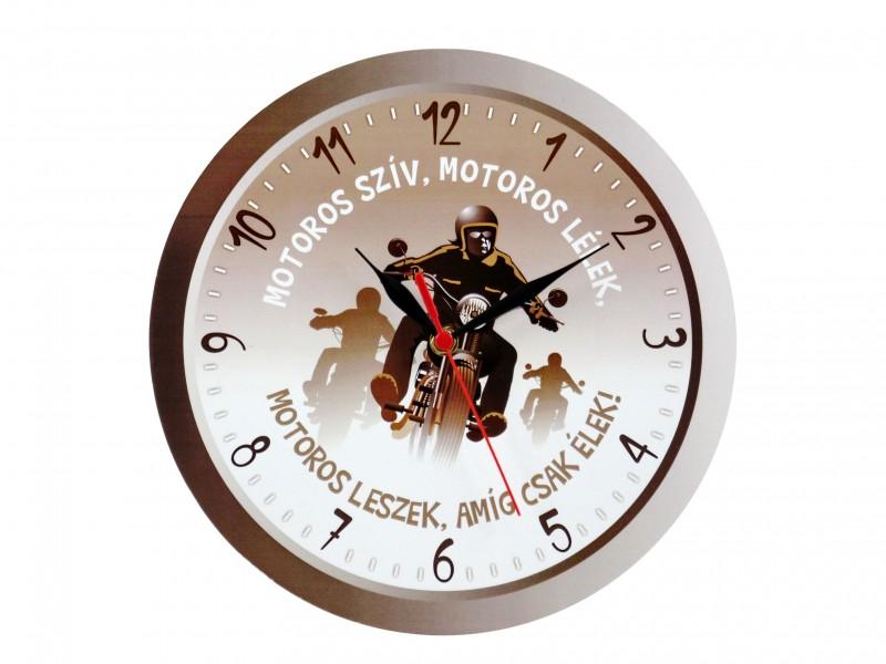 Falióra kerek Motoros szív 28cm