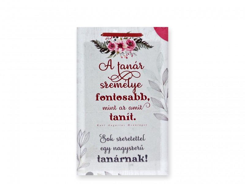 Fatábla A tanár személye... 16x26cm