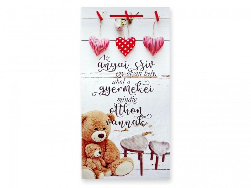 Fatábla Az Anyai szív 26x50cm