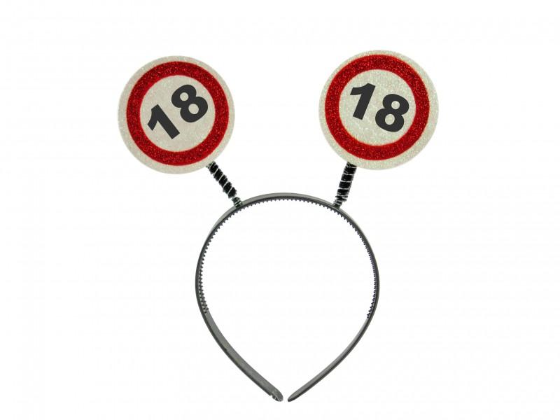 Fejdísz 18 évszámos 22cm