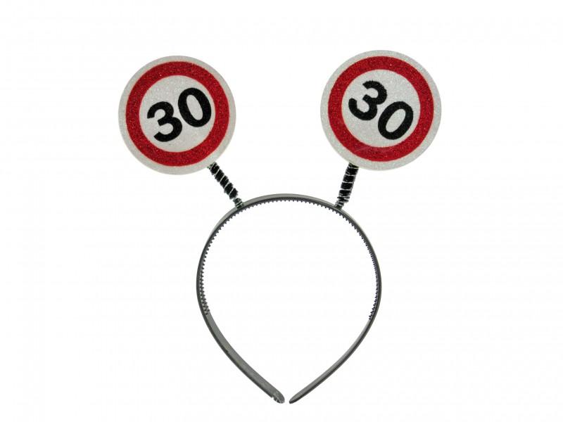 Fejdísz 30 évszámos 22cm