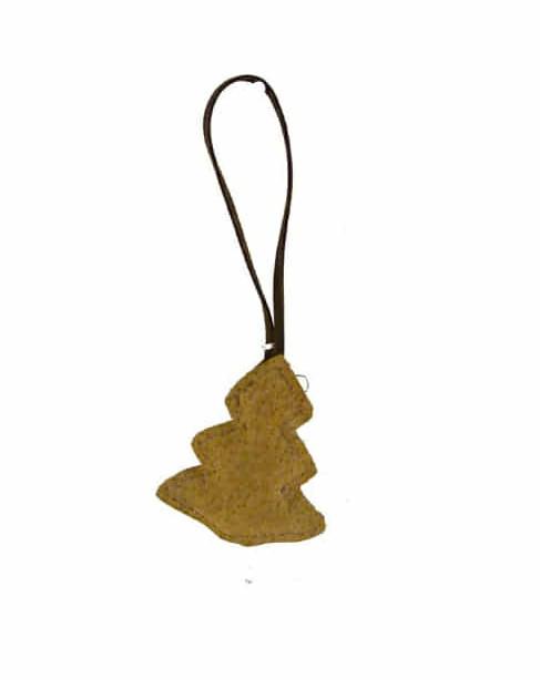 Fenyő bőr 6*1*7cm akasztós natúr
