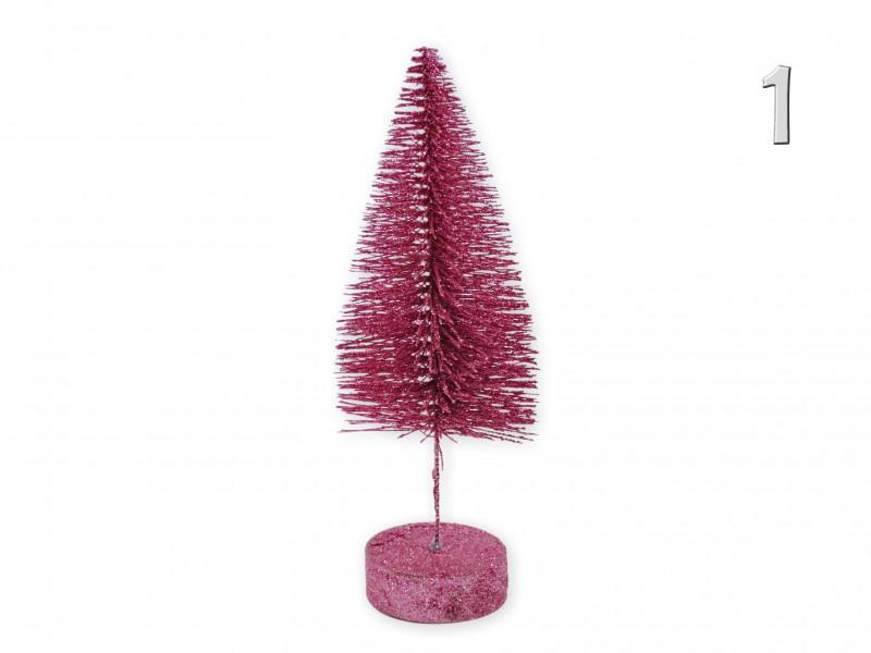 Fenyőfa dekoráció pink/rosegold 30cm CAA721120 2f