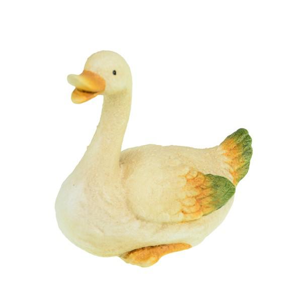 Figura kacsa kerámia 8.5*14.5*14cm fehér