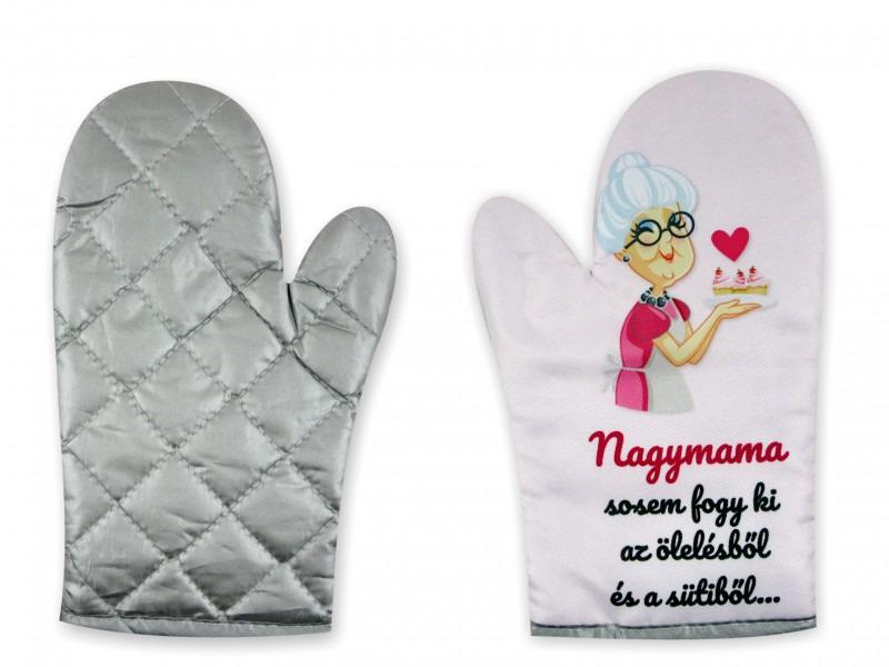 Főzőkesztyű Nagymama 17x26cm