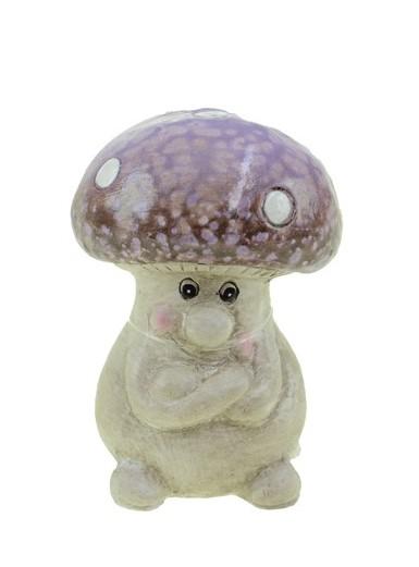 Gomba kerámia 8*6cm lila