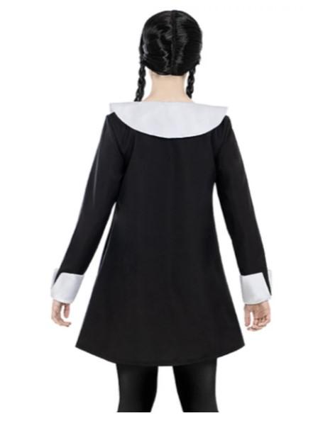 Gótikus lány jelmez fekete fehér  M-es