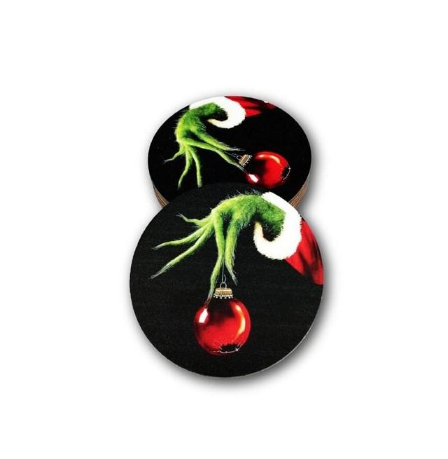Grincskéz fa dekortábla – 70-es kör 7×7 cm