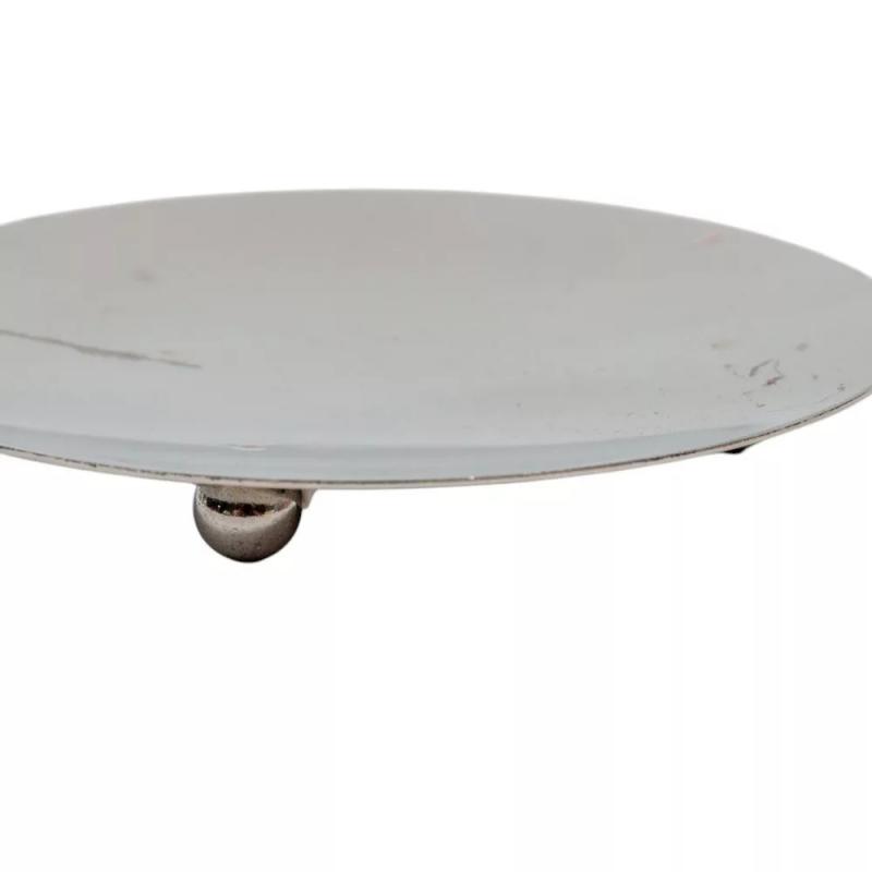 Gyertya alétét fém D8cm