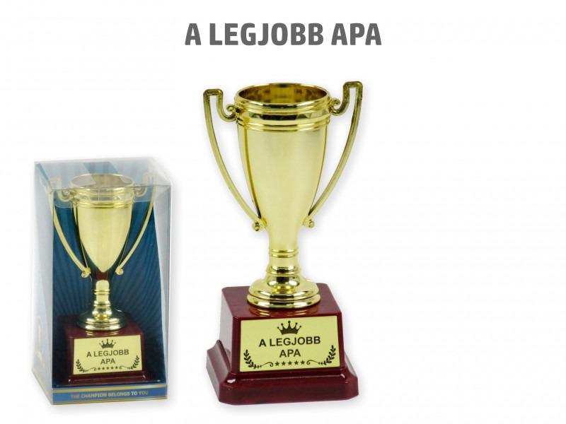 Győztes kupa Legjobb Apa 14cm