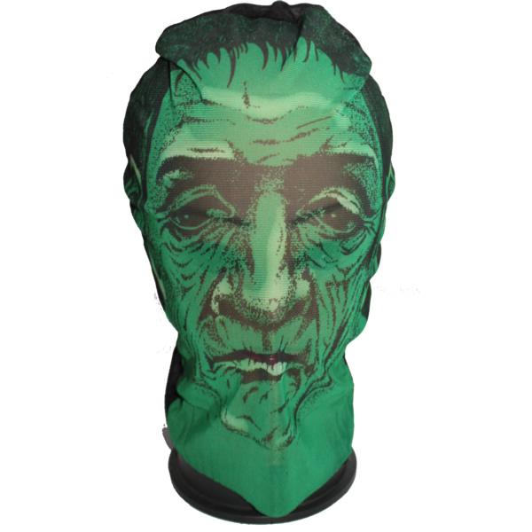 Halloween harisnya álarc, zöld zombi