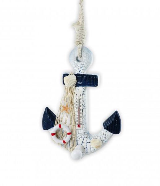 Horgony hőmérő 23cm mentőövvel és hálóval