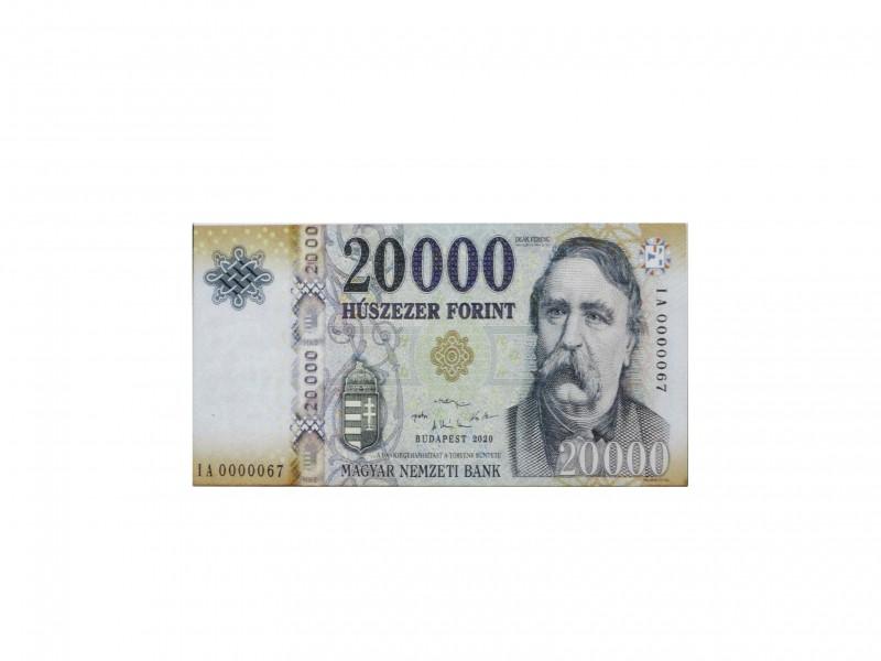 Hűtőmágnes 20000 forint 7x13,5cm