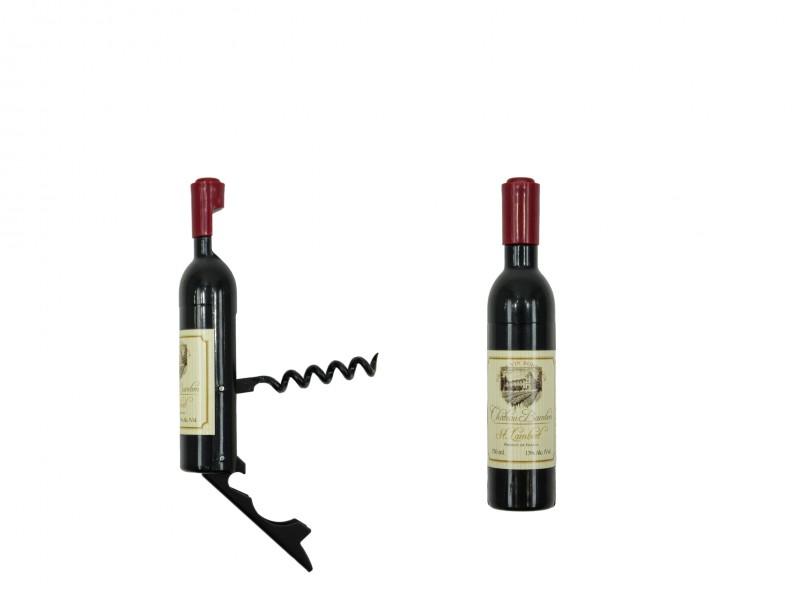 Hűtőmágnes dugóhúzó/sörnyitó borosüveg 11,5cm