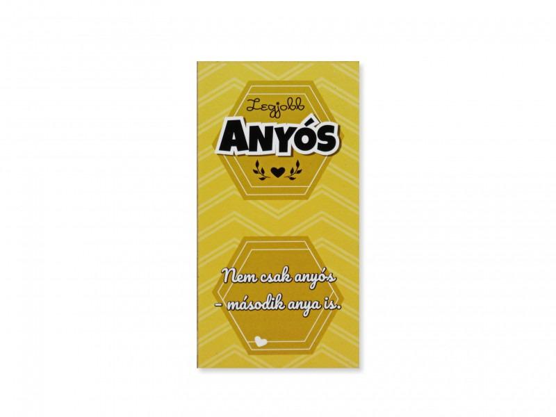 Hűtőmágnes Legjobb Anyós 7,5x14cm