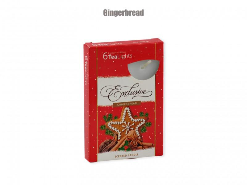 Illatos teamécses Gingerbread 6db 4cm