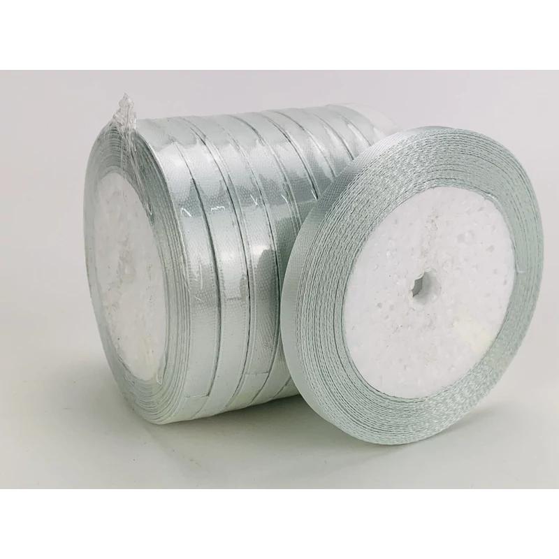 Jégkék szatén szalag 6mm 10 tekercs