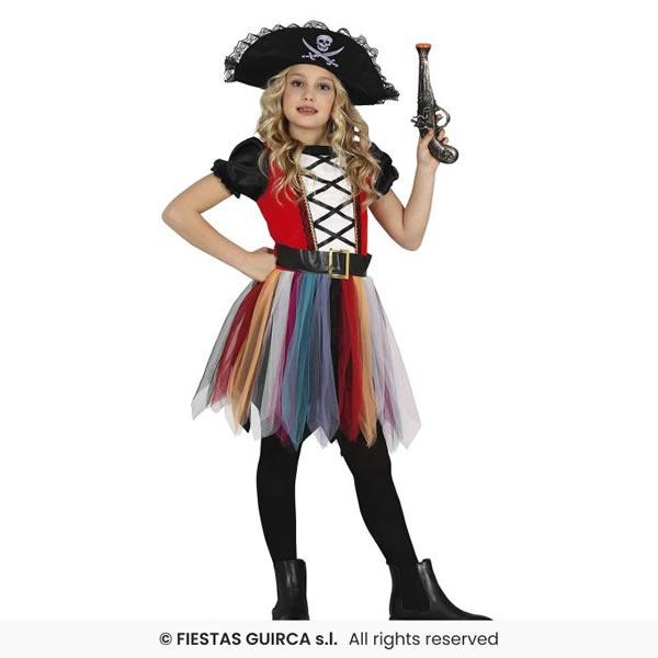 Kalóz lány jelmez, 5-6 éveseknek