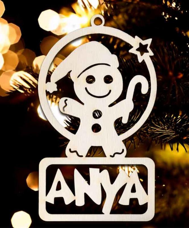 Karácsonyi Díszgömb - Anya Mézi – Karácsonyfa díszek – Karácsonyi ajándék ötletek