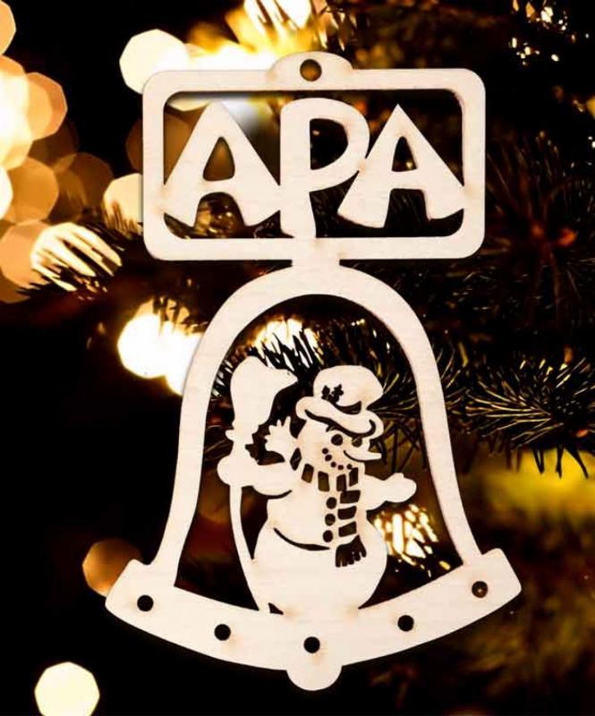 Karácsonyi Díszgömb - Apa Csengő – Karácsonyfa díszek – Karácsonyi ajándék ötletek