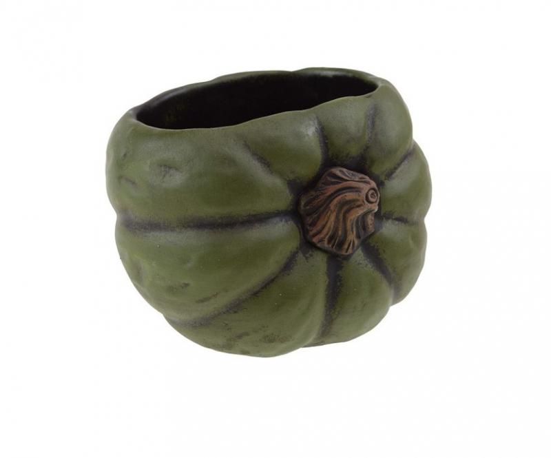 Kaspó kő tök 18*17*14.4cm zöld