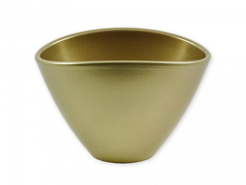 Kaspó ovum arany 22x15x14cm