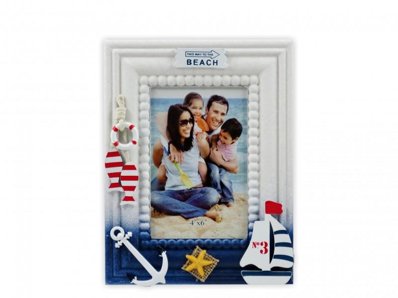 Képkeret hajós álló 9x14cm-es képhez