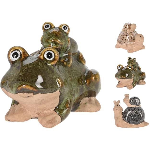 Kerti kerámia állatok és kicsinyük 3 féle választható