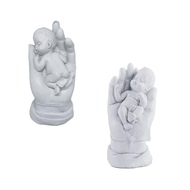 Kézben gyermek figura 9cm babapopó vagy előlről